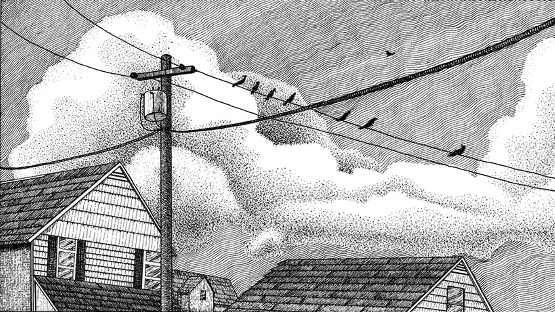 Pen and Ink Drawing Canton Museum of Art